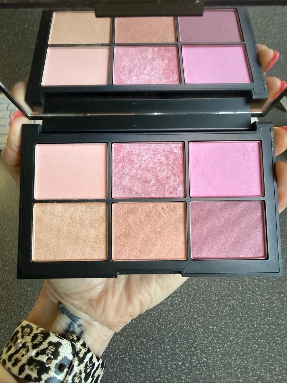 NARS Blush & Highlight Palette — Pink and Peach Tones